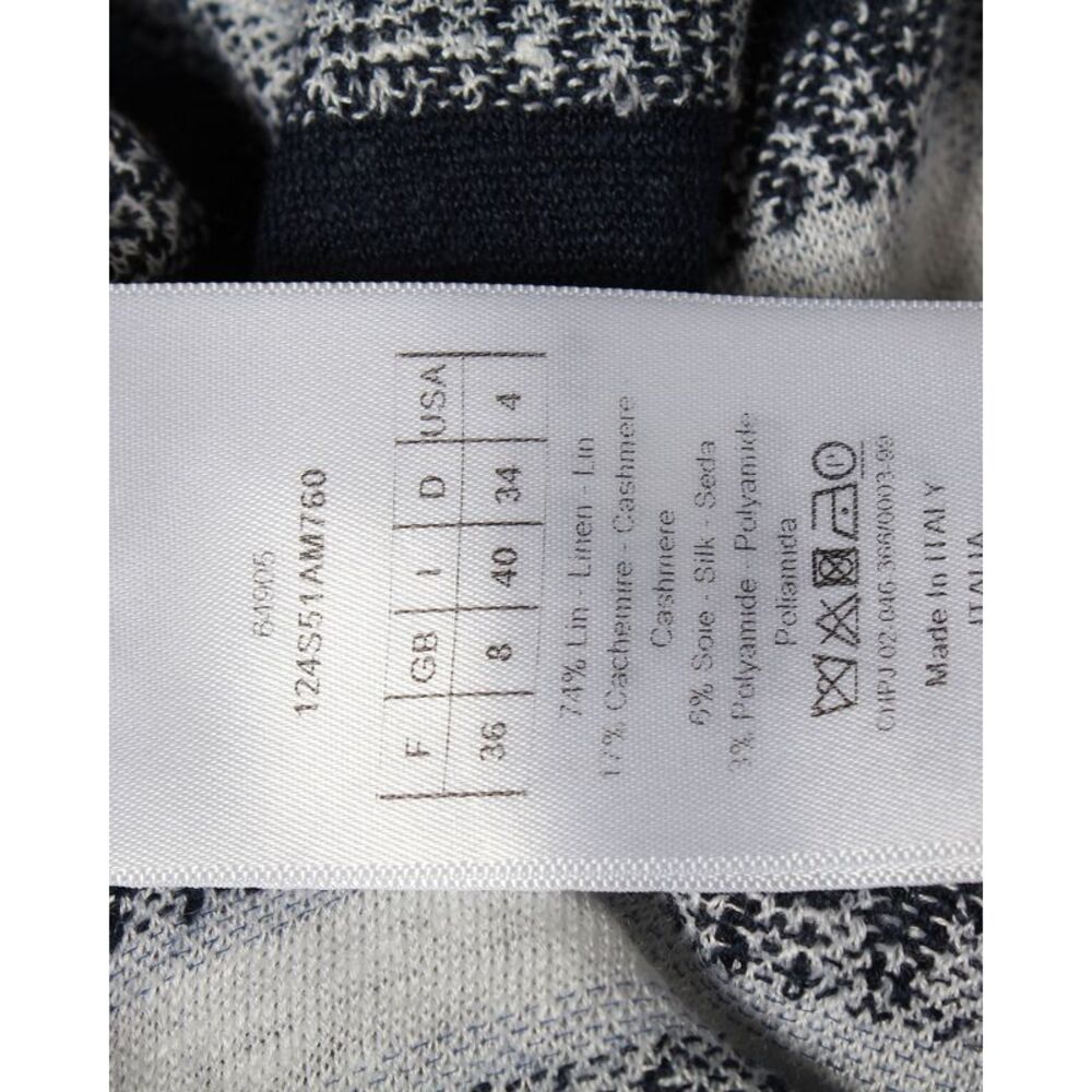 Christian Dior Striped Sweater in Multicolor Linen - Picture 5 of 5